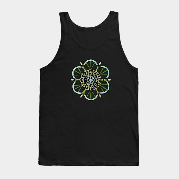 Mandala 1 - Full Size Image Tank Top by Paloma Navio